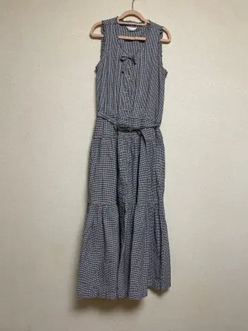 MPINK HOUSE 깅엄 체크 원피스