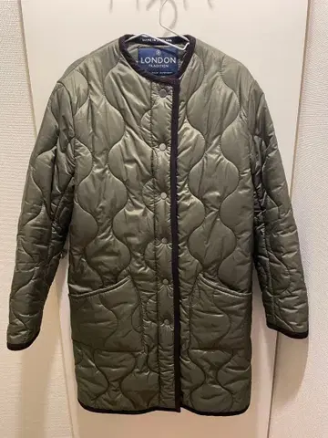 LONDON TRADITION x suadeo 퀼팅 롱 코트