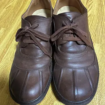 브라운 레이스업 슈즈