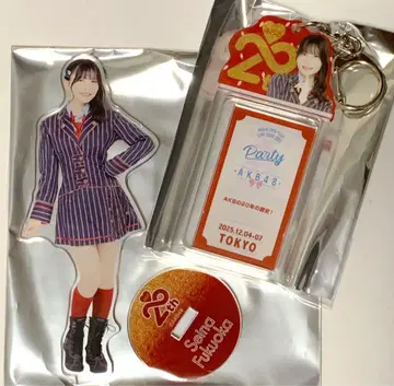 AKB48 후쿠오카 세이나 지역 한정판 키링 아크릴 스탠드 2개 세트