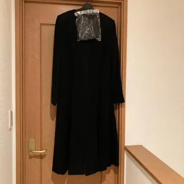 AIMER 에메 블랙 울 롱 코트 미사용 새상품 M