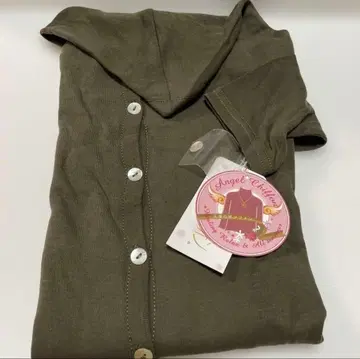 [ 천사의 면 쉬폰 ] 2way 가디건 M 서머 카키 미사용품