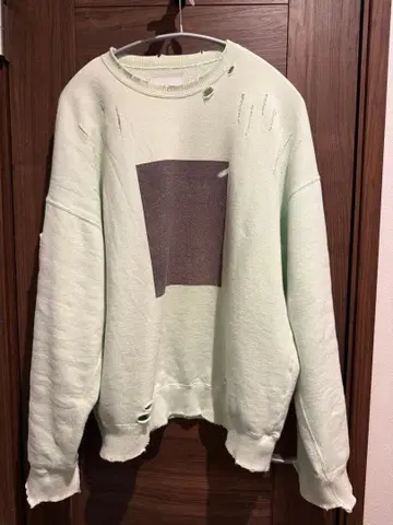 stein 민트 그린 데미지 트레이닝복