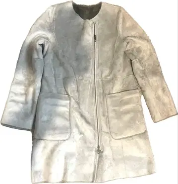 [ 새상품급 ] 주얼 체인지즈 무스탕 리버서블 코트 그레이