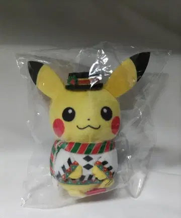 포켓몬 센터 피카츄 봉제 인형 Christmas Wonderland