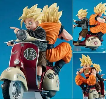 데스크탑 리얼 맥코이 EX 드래곤볼 손오공 & 손오반 & 바이크