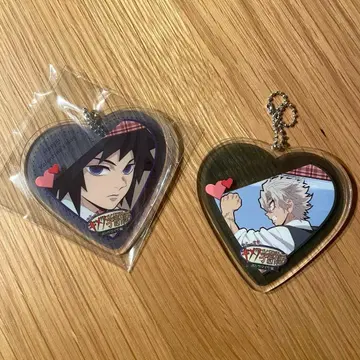 귀멸의 칼날 키메츠 학원 ~발렌타인 편~ 하트형 랜덤 아크릴 참