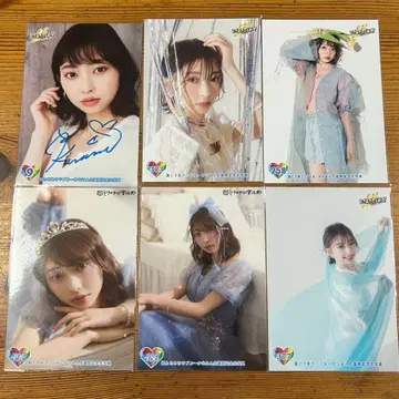 초 도키메키 선전부 츠지노 카나미 사인 포함 외 브로마이드 세트