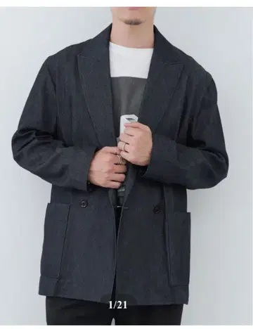 [ 새상품급 ] So 오야마 슌 데님 자켓 더블 자켓 M 사이즈