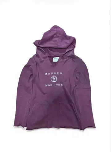 HAMMER MARINES 퍼플 후드티 리메이크 y2k 헤이세이