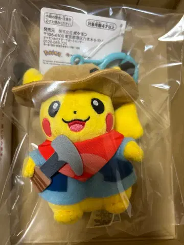 미사용 새상품 발굴 피카츄 마스코트 도쿠시마현