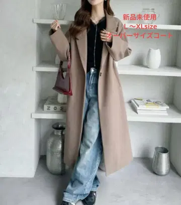[미사용 새상품] 롱 체스터 코트 모카색 L~XLsize