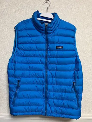 Patagonia 다운 베스트 XL 파랑