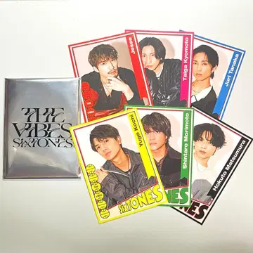 SixTONES THR VIBES CD 특전 포토 카드