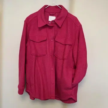 H&M 새상품급 핑크 버튼 셔츠 자켓