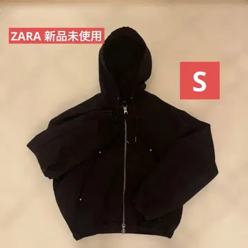 [미사용] ZARA 워시드 후드 부착 자켓 S