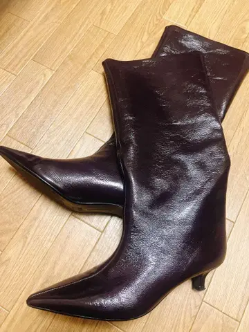 ZARA 키튼 힐 부츠