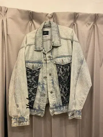 BDG 데님 자켓 L-G 스컬 디자인