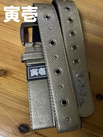 도라이치 벨트 오로치 골드 합성 피혁 벨트 조정 가능