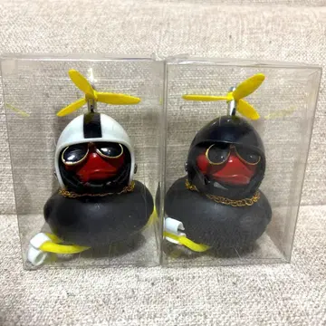 오리 대장 자전거 바이크 설치 피규어