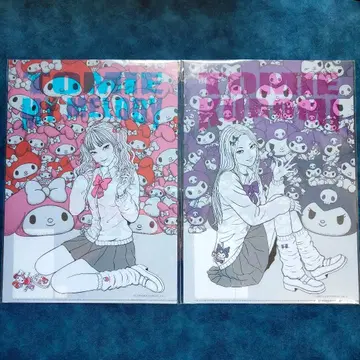 [미개봉 새상품] 이토 준지 x 산리오 갸루 토미에 클리어 파일 2종