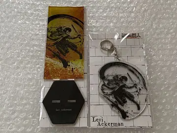 진격의 거인 먹그림 아크릴 스탠드 아크릴 키링 리바이