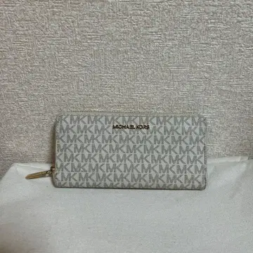 MICHAEL KORS MK 로고 장지갑 그레이 계열