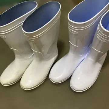 화이트 장화 23cm & 24cm