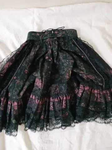 고딕 계열 스커트 미니 스커트 고스로리 슬림핏