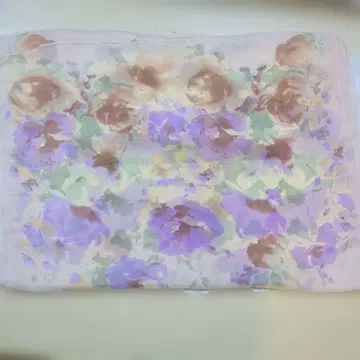 플로럴 프린트 스카프