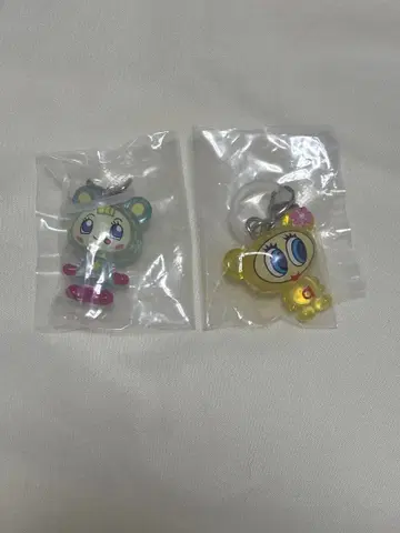 나루미야 캐릭터 메지루시 액세서리 블루 베리에쨩과 하나쨩 세트