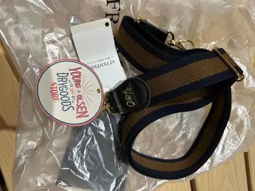 Y&O 스트랩 네이비/브라운 프리 사이즈