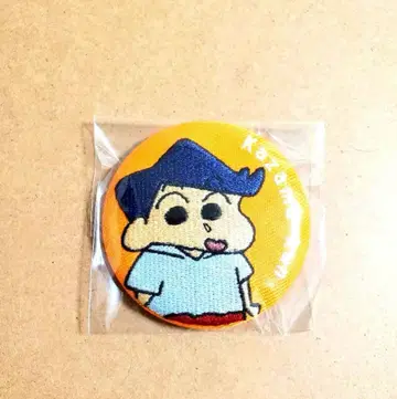 짱구는 못말려(크레용 신짱) 오라들의 공룡 일기 자수 캔뱃지 카자마 군