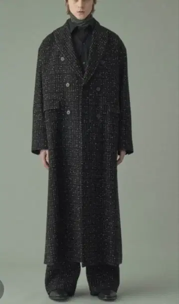 Juha LAME TWEED EXTREME OVER COAT