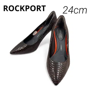 [ 새상품급 ] ROCKPORT 락포트 24cm 비늘 펌프스 브라운
