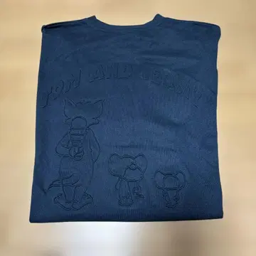 새상품 톰과 제리 긴팔 T셔츠 네이비 3L 사이즈