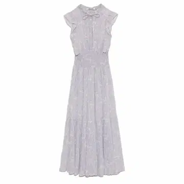 SNIDEL 프린트 플리츠 원피스