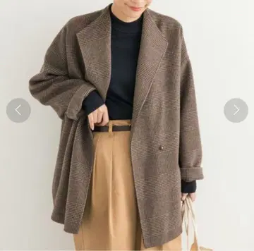 [ 새상품급 ] DOORS 울 리버 미들 가운 코트