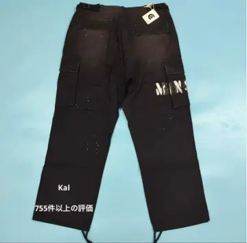 MADNESS 페인트 스플래터 카고 팬츠