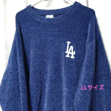 MLB 다저스 광택 모헤어 니트 LL 사이즈