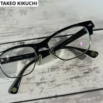 다케오 키쿠치 안경 블랙 프레임 TKO-110