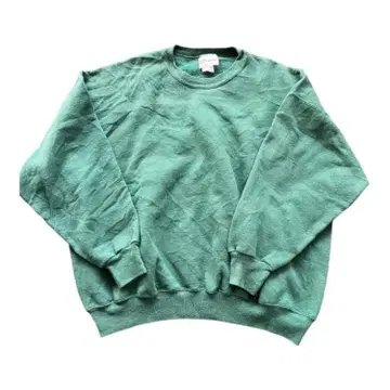 [ Hanes 멕시코제 90s ] 무지 맨투맨 XXL 그린