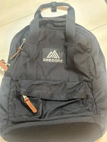 GREGORY 블랙 백팩