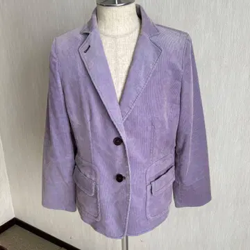 Leilian13+ 연보라 코튼 테일러드 자켓