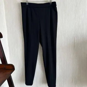 새상품급 Leilian 13+ 슬림핏 블랙 팬츠 앞 턱