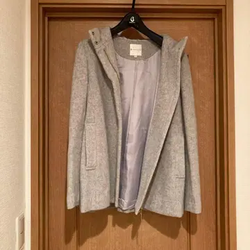 KUMIKYOKU 그레이 울 코트 M 새상품급