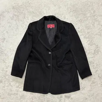 T&S CASHMERE 캐시미어 100% 자켓 9호 블랙 CB14