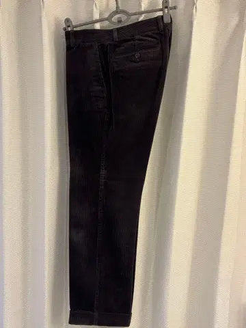 LACOSTE 다크 그레이 코듀로이 팬츠 슬림핏 새상품급