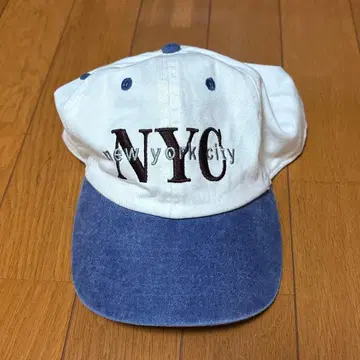 newhattan 뉴하탄 캡 뉴욕 자수 로고 바이컬러