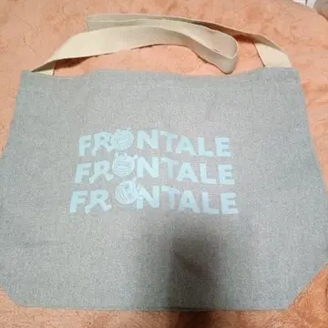 FRONTALE 캔버스 숄더백 그레이